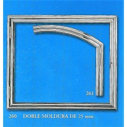 DOBLE MOLDURA DE 25 mm. (260-261)