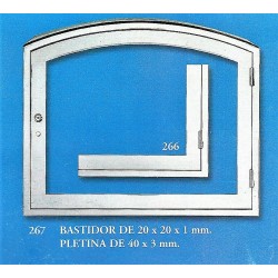 BASTIDOR DE 20x20x1 mm. - PLETINA DE 40x3 mm. (266,267)