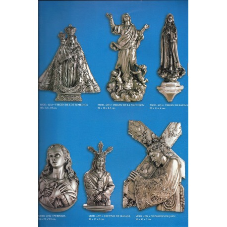 VIRGEN DE LOS REMEDIOS - VIRGEN DE LA ASUNCION - VIRGEN DE FATIMA - PURISIMA - CAUTIVO DE MALAGA - NAZARENO DE JAEN