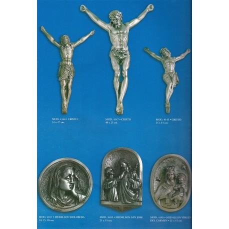 CRISTO - MEDALLON DOLOROSA - MEDALLON SAN JOSE - MEDALLON VIRGEN DEL CARMEN